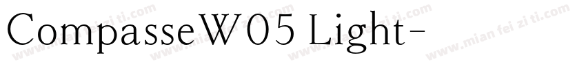 CompasseW05 Light字体转换